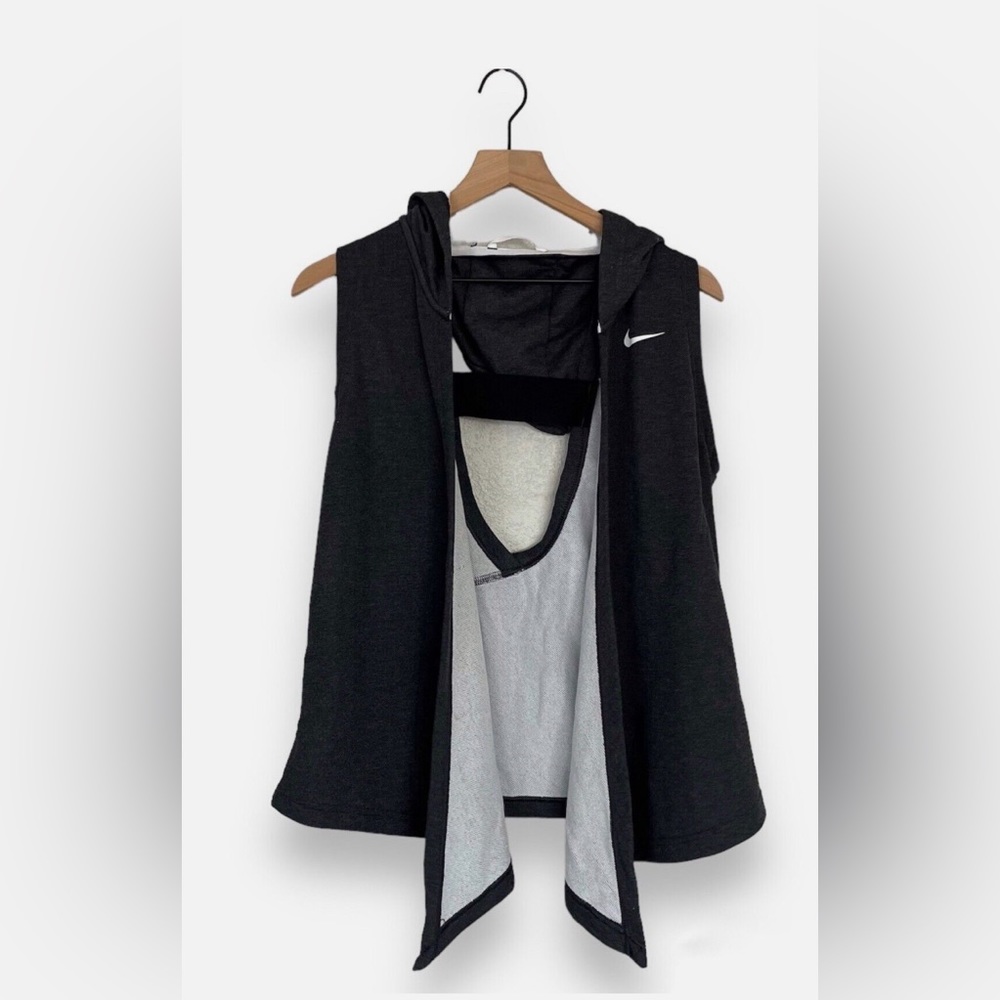 NIKE Hooded Wrap Open Back Vest